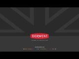 Derwent Inktense wash colouring pencil set - British product