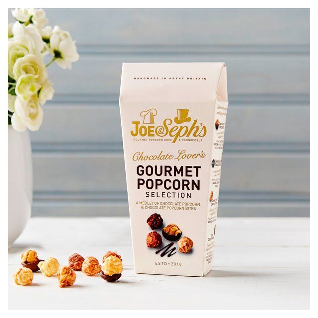 Joe & Seph's Chocolate Lovers Gourmet Popcorn Box 105g