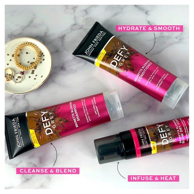 John Frieda Defy Grey Brunette Blending Conditioner 250ml