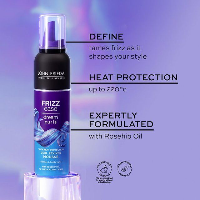 John Frieda Frizz Ease Dream Curls Defining Curl Reviver Mousse 200ml