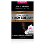 John Frieda Precision Foam Colour 4N Dark Natural Brown 130ml