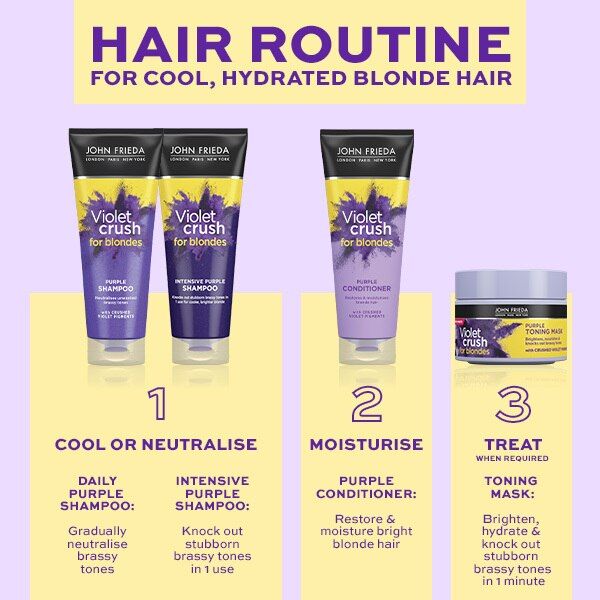 John Frieda Violet Crush Purple Shampoo 250ml