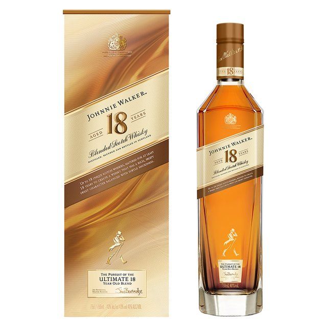 Johnnie Walker 18 Year Old Blended Scotch Whisky 70cl