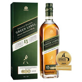 Johnnie Walker Green Label 15 Year Old Blended Scotch Whisky 70cl