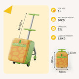 Jovikids JoyRide children's ride-on suitcase green, UK version