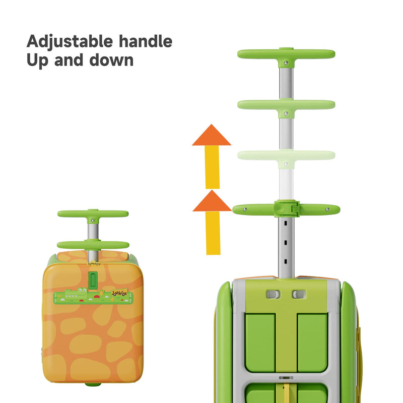 Jovikids JoyRide children's ride-on suitcase green, UK version