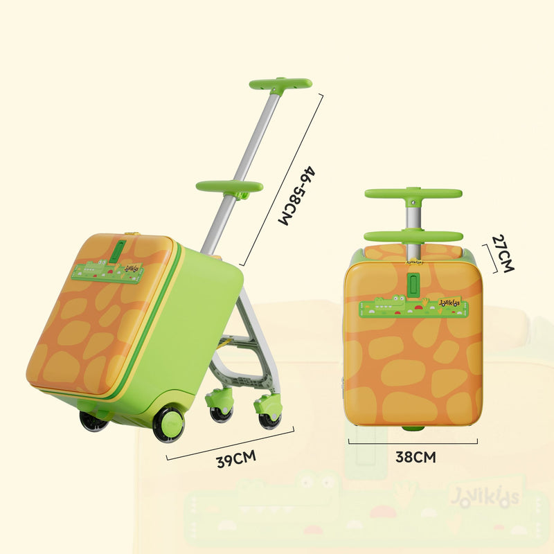 Jovikids JoyRide children's ride-on suitcase green, UK version