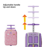 Jovikids JoyRide 3-in-1 ride-on suitcase pink, UK version