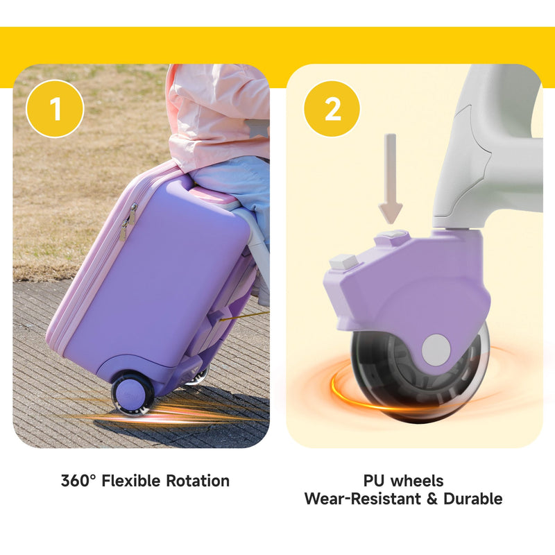 Jovikids JoyRide 3-in-1 ride-on suitcase pink, UK version