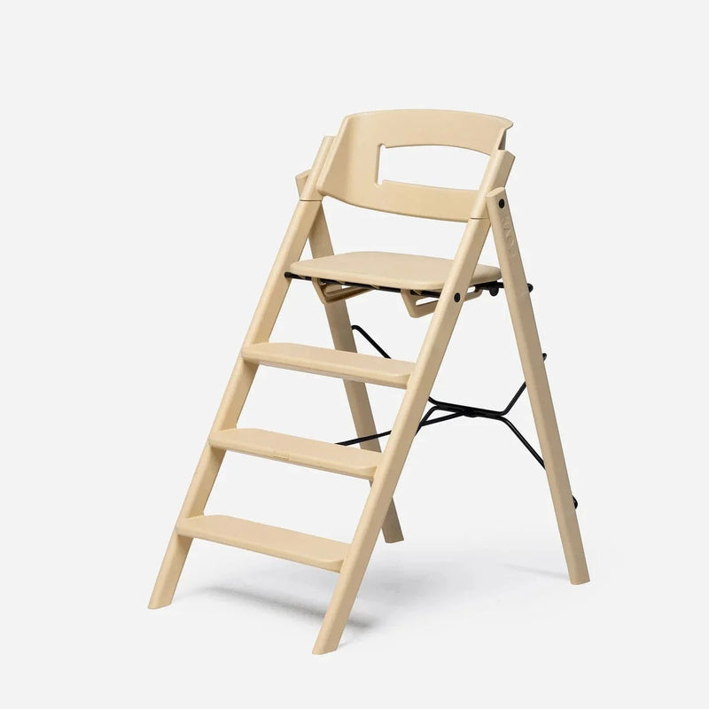 KAOS Klapp highchair Desert Sand with recycled plastic, UK version