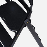 KAOS Klapp highchair in Majestic Oak and Black (British brand)