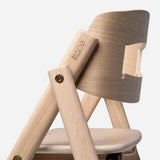 KAOS Klapp newborn highchair bundle in Majestic Oak, imported from the UK