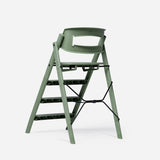 KAOS Klapp highchair bundle in Mineral Green, imported from the UK