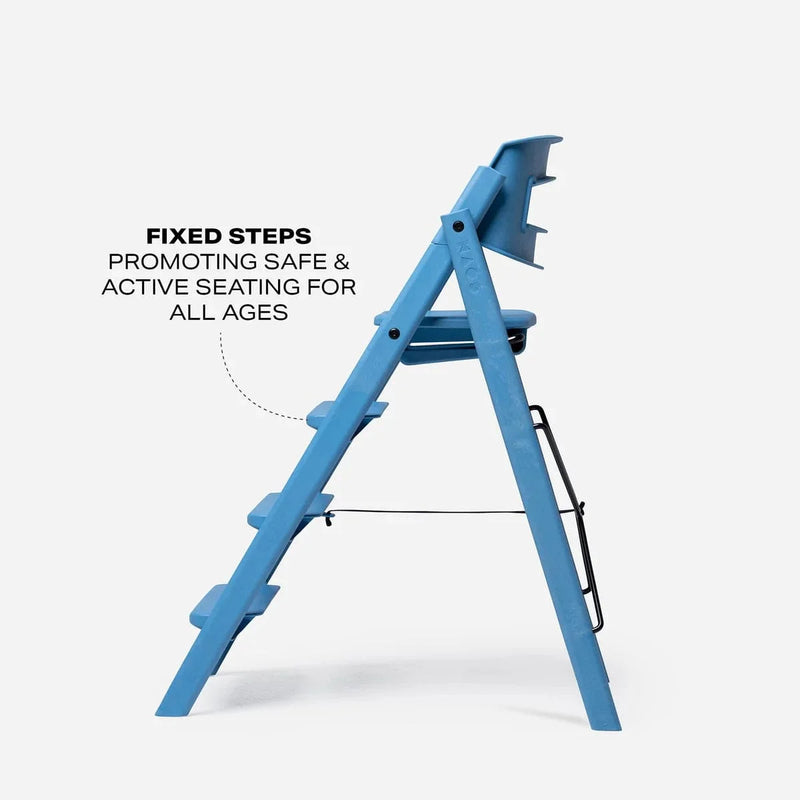 KAOS Klapp highchair newborn bundle Swedish Blue, UK version