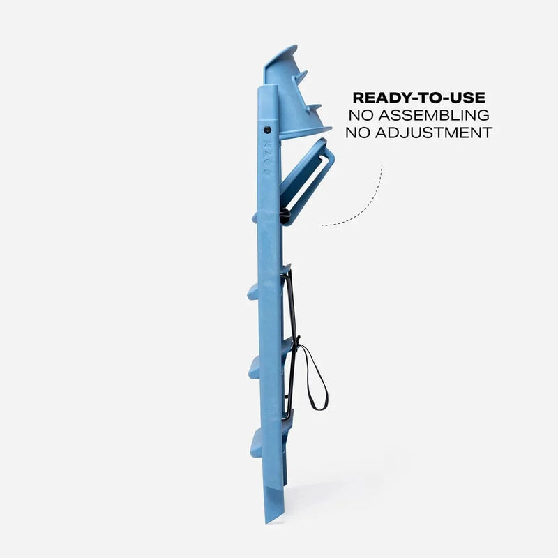 KAOS Klapp highchair Swedish Blue, imported from the UK