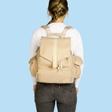 KAOS Ransel changing bag backpack in beige (British brand)