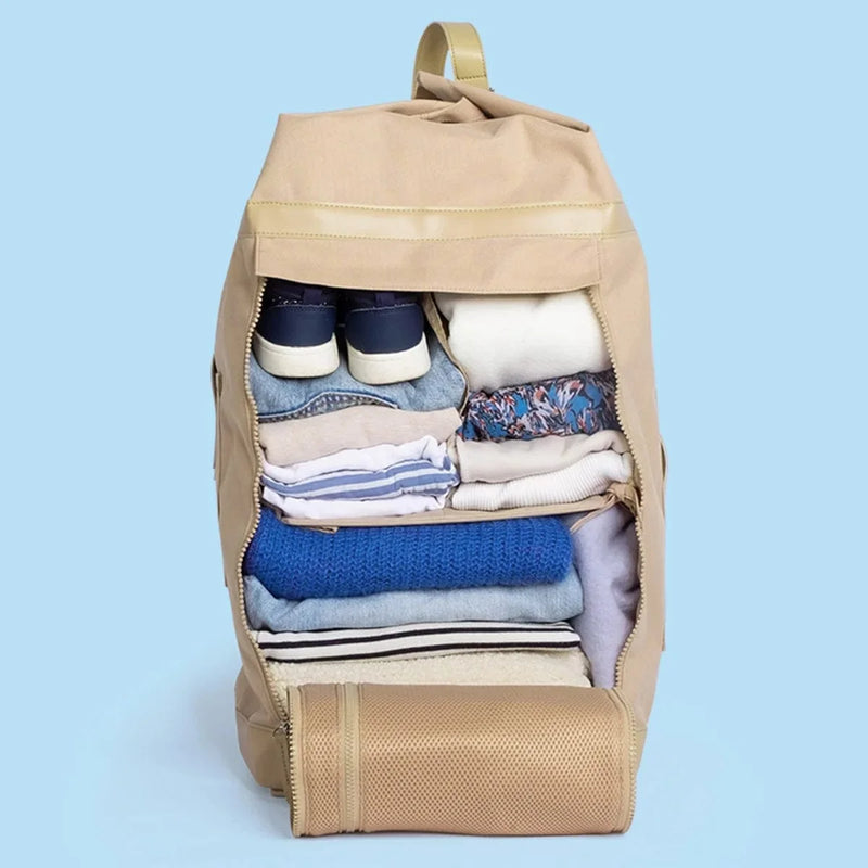 KAOS weekend bag beige 40L - British product