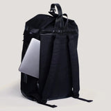 KAOS weekend bag black recycled PET vegan leather - British product