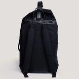 KAOS weekend bag black recycled PET vegan leather - British product