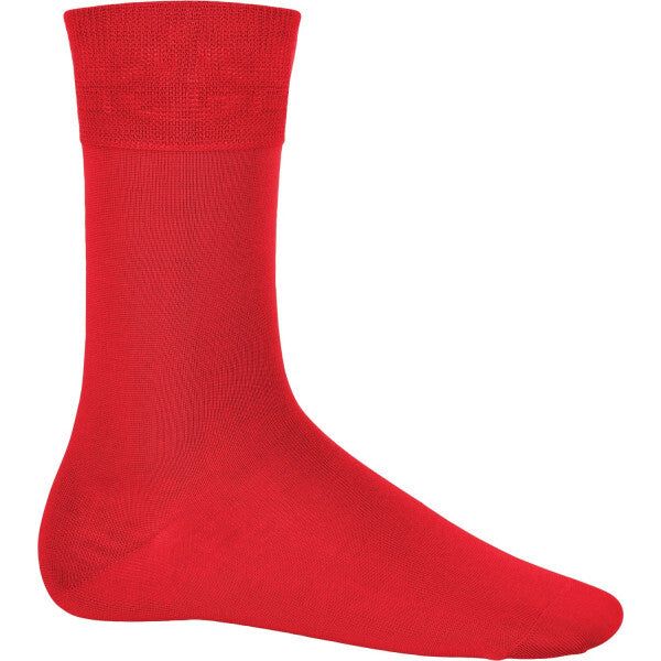 Kariban Cotton City Mens Casual Cotton Rich Socks (10-12UK) Red / 1EA