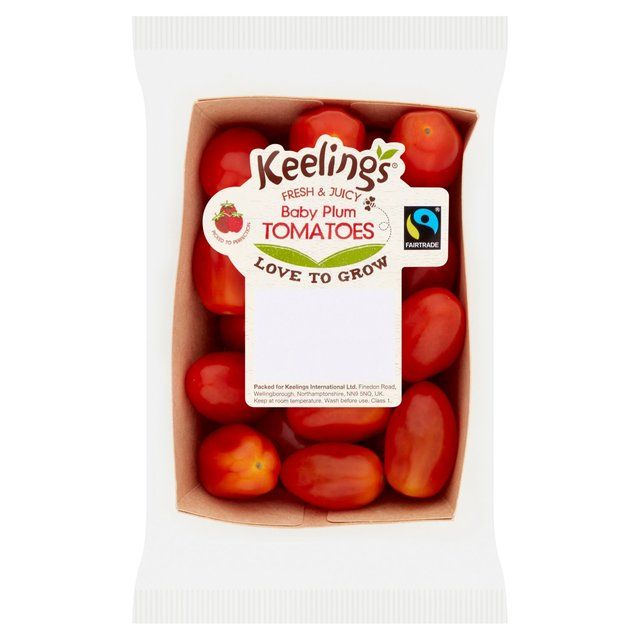 Keelings Fairtrade Baby Plum Tomatoes 250g
