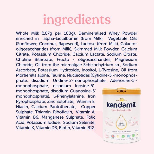 Kendamil First Infant Milk Stage 1 (0-6 Months) 800g