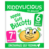 Kiddylicious Apple Soft Biscotti Baby Snacks 6x20g