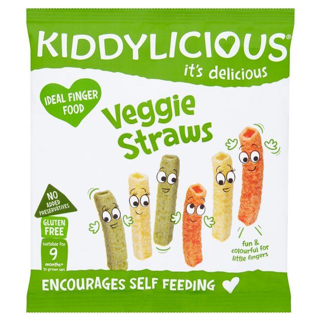 Kiddylicious Veggie Straws Baby Snacks 12g