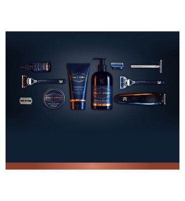 King C. Gillette Mini Travel Gift Set Beard Care Essentials