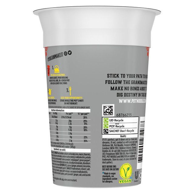 King Pot Noodle Sticky Rib 114g