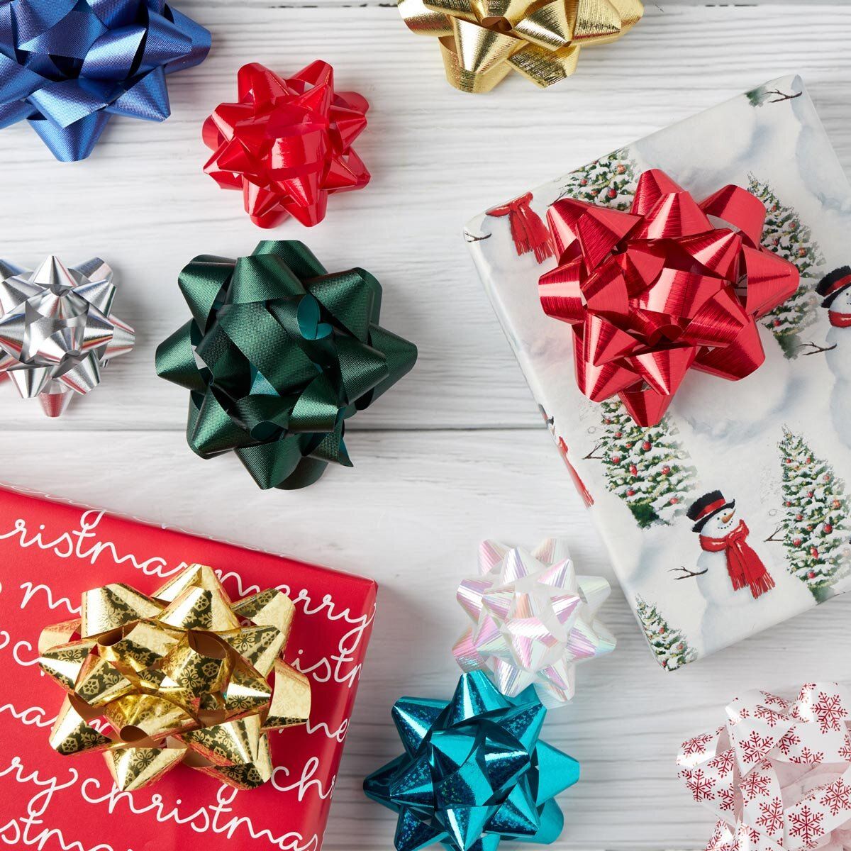 Kirkland Signature Gift Bows in Bright / Traditional Colours - 50 Pack