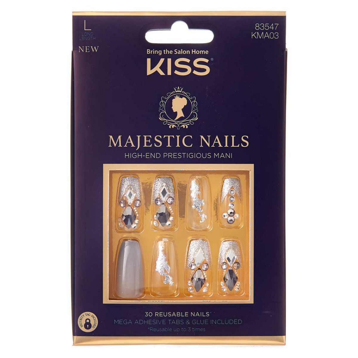Kiss Majestic Nails Sparkle