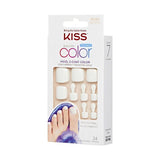 Kiss Salon Acrylic Fn Toe Nails - White