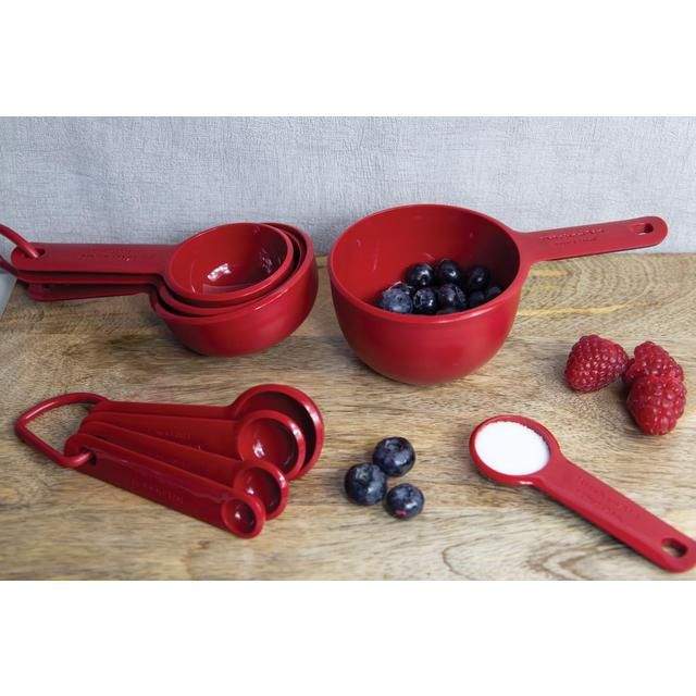 KitchenAid Universal Measuring Spoon Set Red