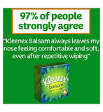 Kleenex Balsam Extra Long Tissues Singles Compact Box 40s