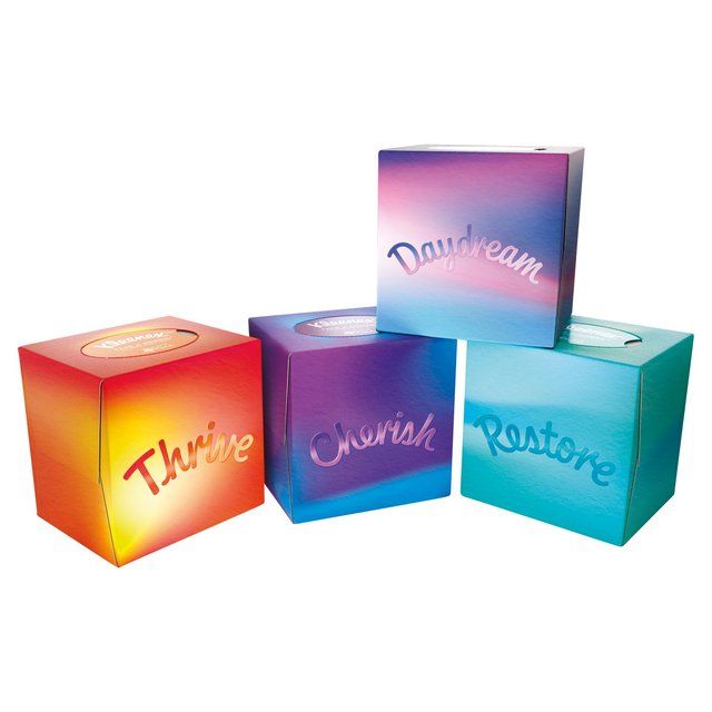 Kleenex Collection Cube Facial Tissues - Single Box 48 per pack