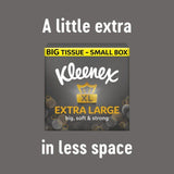 Kleenex Extra Large Tissues Compact Twin Pack 2 x 44 per pack