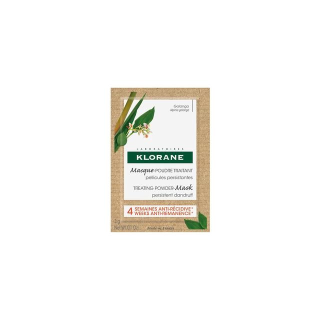 Klorane Anti-dandruff Treating Powder-Mask with Galangal 8 x 3g