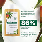 Klorane Nourishing Shampoo with Mango for Dry Hair 400ml