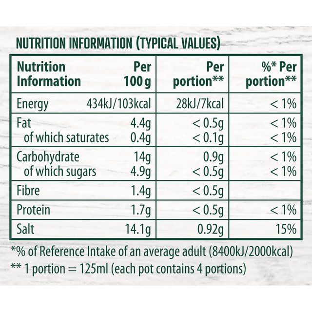 Knorr 4 Organic Vegetable Stock Pot 104g