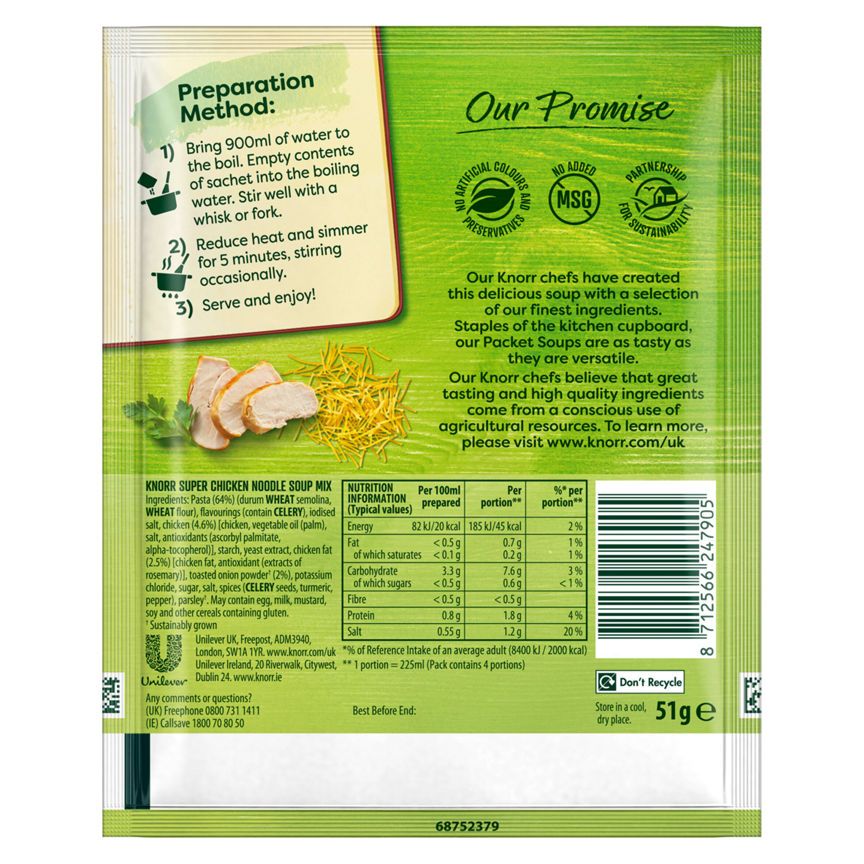 Knorr Super Chicken Noodle Dry Soup