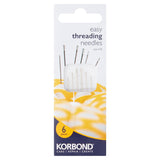 Korbond Care & Repair Easy Threading Needles Size 4/8 6 Pieces