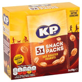KP Dry Roasted Peanuts Multipack 5 x 30g