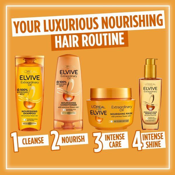 L'Oréal Paris Elvive Oil Shampoo for Dry Hair 250ml