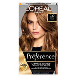 L’Oréal Paris Preference Permanent Hair Dye, Luminous Colour, Blonde 7.0, Luminous Colour