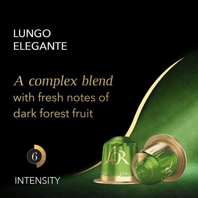 L'OR Espresso Elegante Coffee Pods x20 Intensity 6 20 per pack