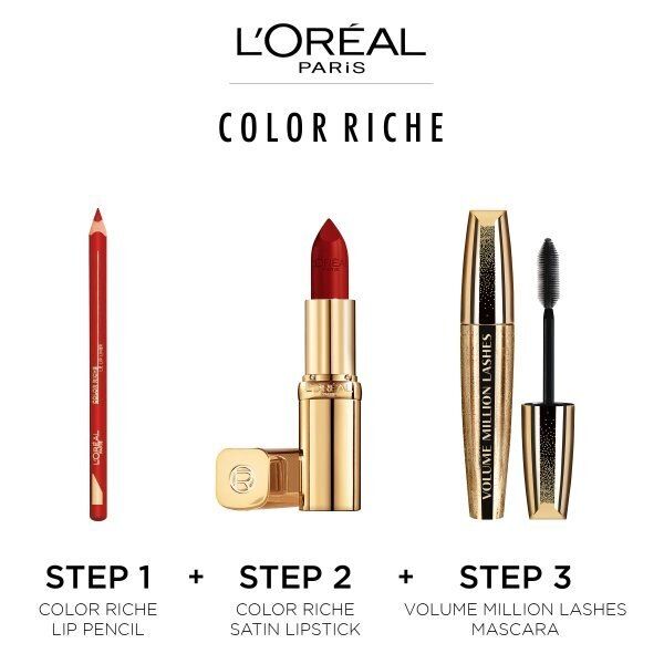L'Oreal Paris Color Riche Satin Lipstick Magnetic Coral 373