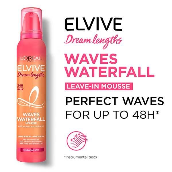L'Oreal Paris Elvive Dream Lengths Waves Hair Mousse 200ml