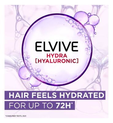 L'Oreal Paris Elvive Hydra Hyaluronic Shampoo with Hyaluronic Acid for Dry Hair 400ml