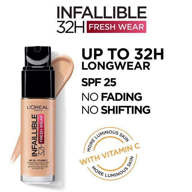 L'Oreal Paris Infallible 24hr Freshwear Liquid Foundation 365 Deep Golden